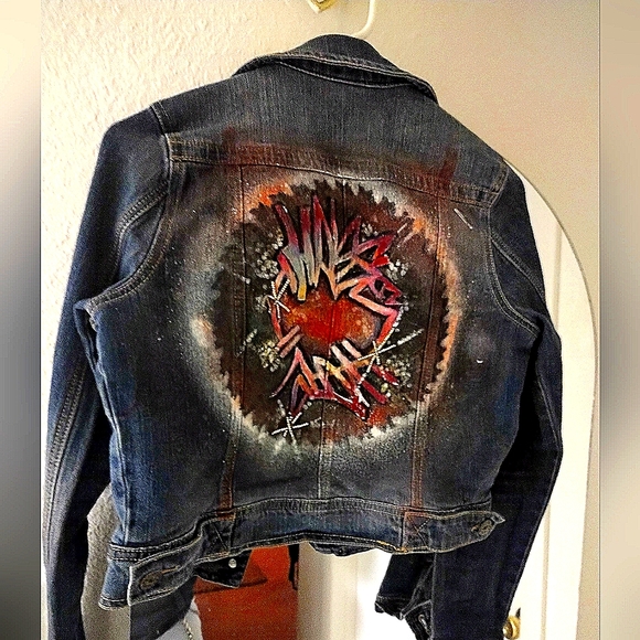 Customs rib length jean jacket - Picture 2 of 2